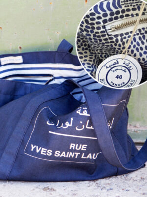 Shopping Bag "Rue Yves St Laurent"