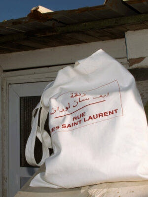 Tote Bag "Rue Yves St Laurent"