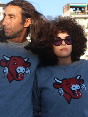 Sweat Unisexe "Rolling Cow"